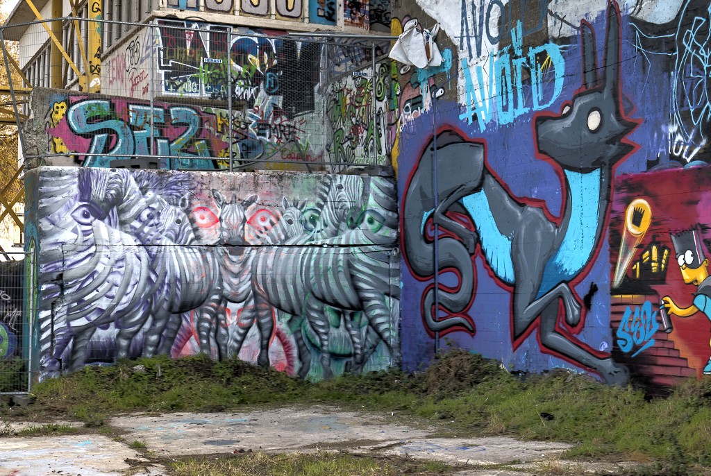 graffiti pete one urbex hdr kunst art gent belgie mural murals straatkunst